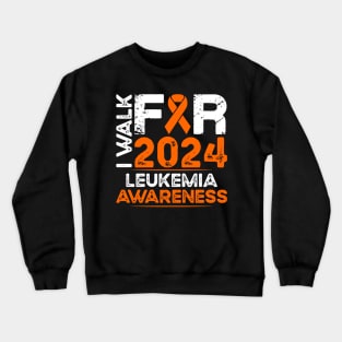 Leukemia Awareness 2024 Walk Crewneck Sweatshirt